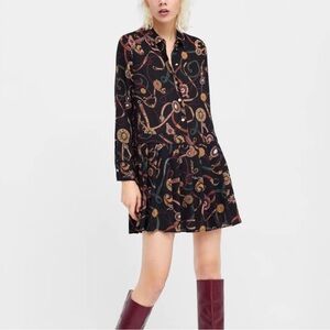 Zara Chain Print Dress